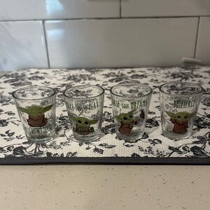 The Child™ Green Character Shot Glass Set - 4pcs